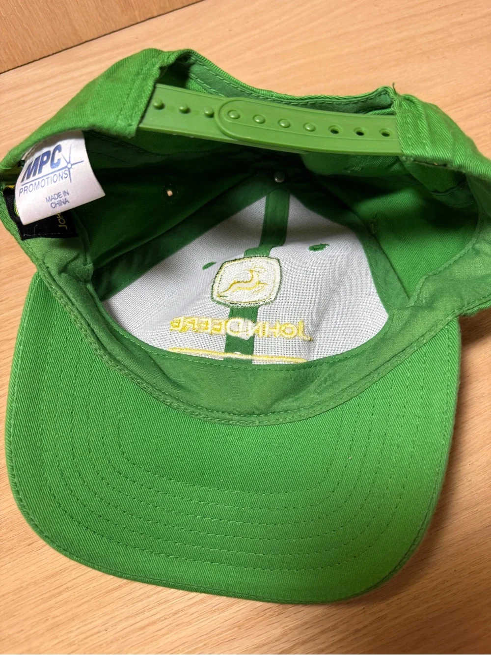 John Deere Green Cap w/ Logo Patch vintage hat